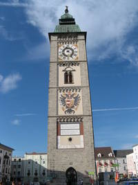 Bild: Turm in Stadt Enns