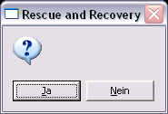 Rescue and Recovery - Screenshot