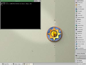 QNX-Desktop - Bild