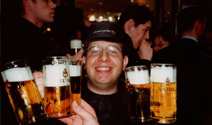 Burns dem das Bier schmeckt